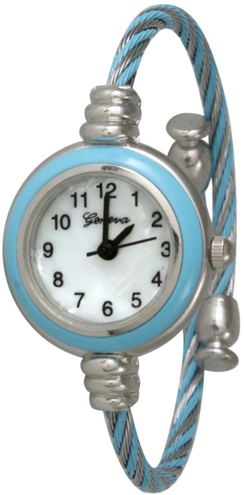 Fashion Petite Twisted Straps Bangle Watch One Size Fits All