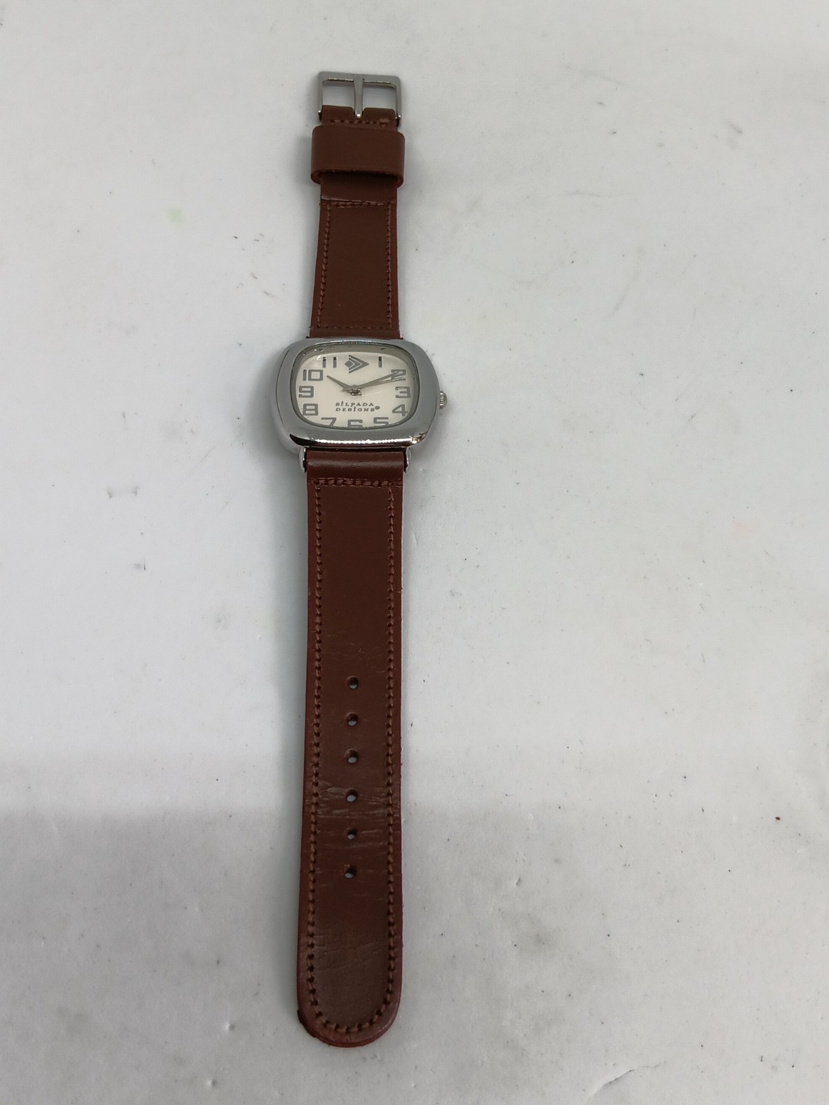 Silpada Designs Women’s 30mm x 30mm S/Steel Square Quartz White Dial Watch