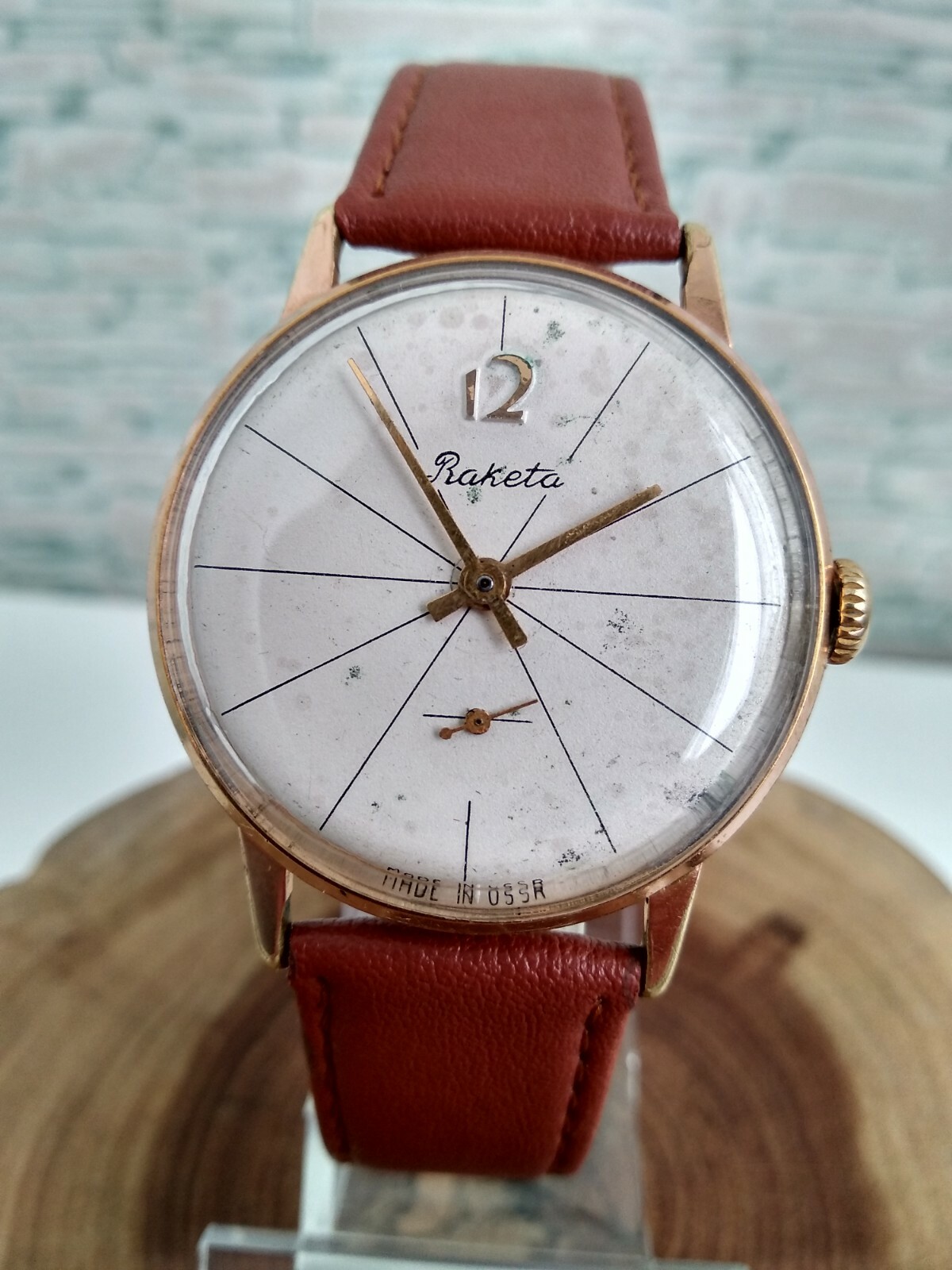 Rare collectiable Soviet Vintage Raketa Lines Original USSR watch 2603 16j 1960s