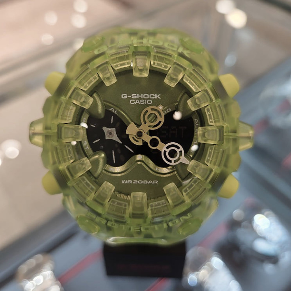 Casio G-Shock Skeleton Green GA-V01SKE-3ADR 10 Year Battery Digital Sport Watch