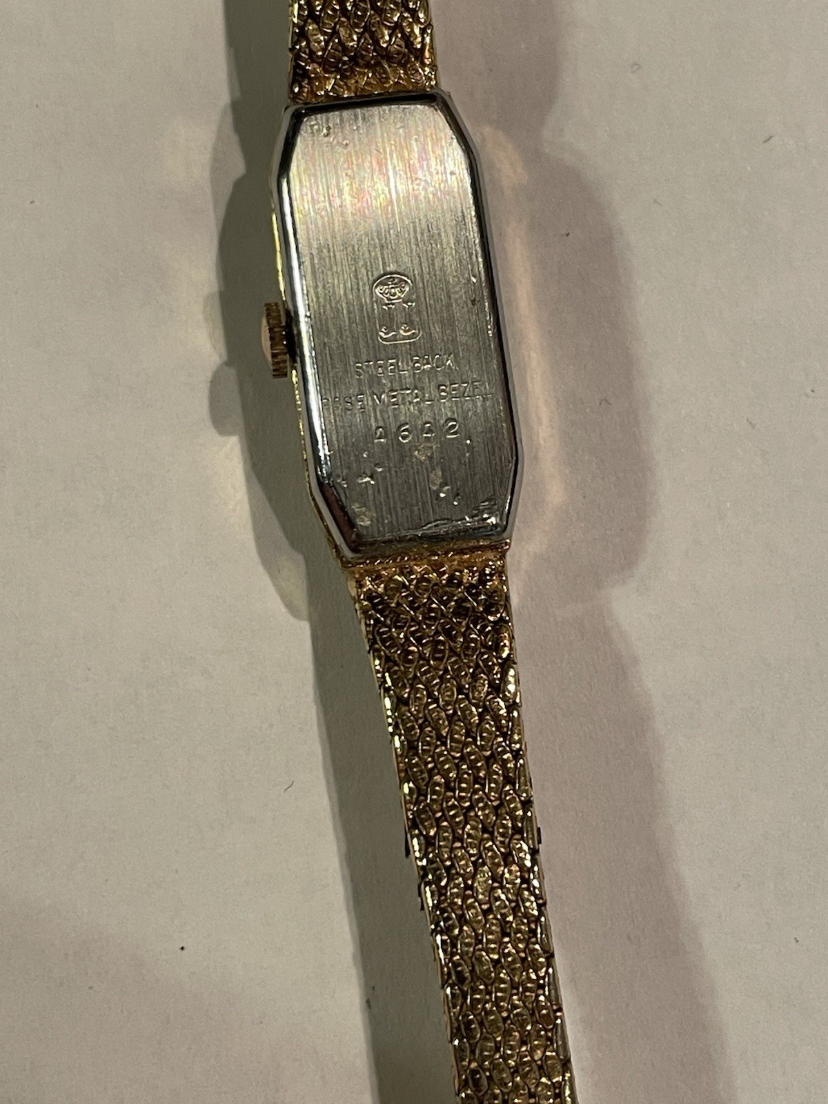 The Jules Jurgensen vintage womans Slim Gold Watch 11mm model 4642