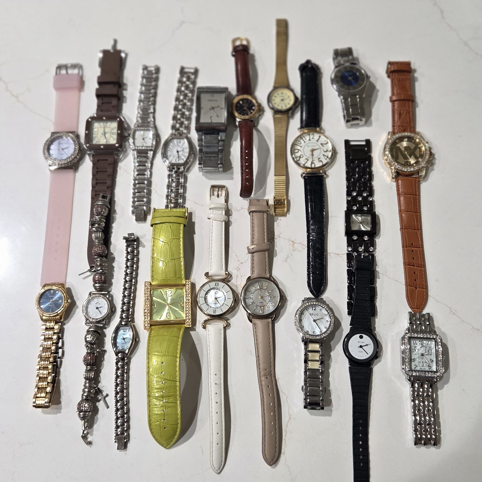 Ladies Watches lot of #4. Great 20 Working Watches Various Brands. Pre-owned