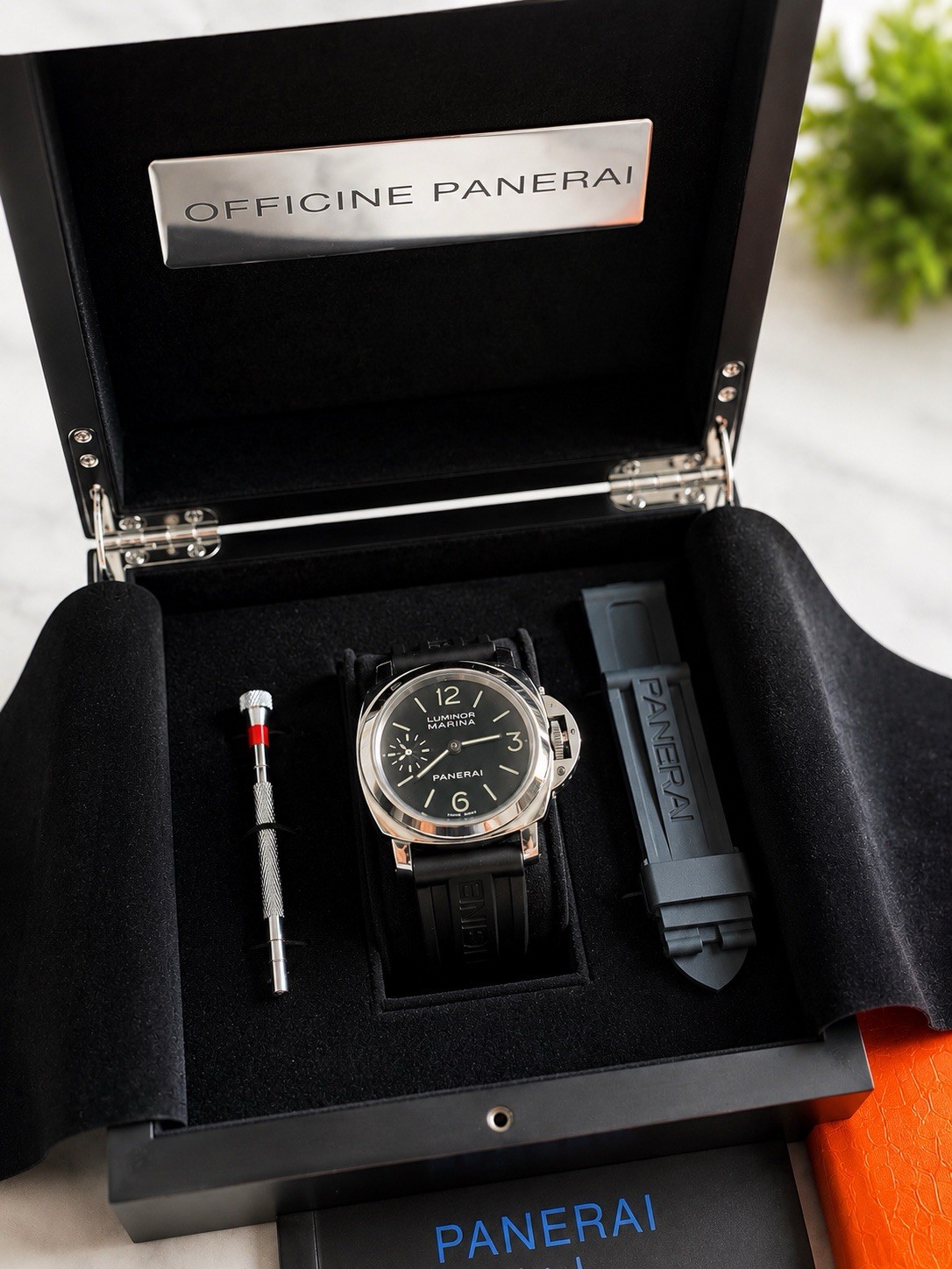 100% Authentic Panerai Luminor Marina PAM00111 – Full Collector’s. See