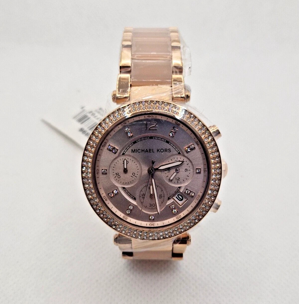 MICHAEL KORS PARKER MK5896 WOMEN WATCH ROSE GOLD WITH CRYSTALS NEW WITH BOX