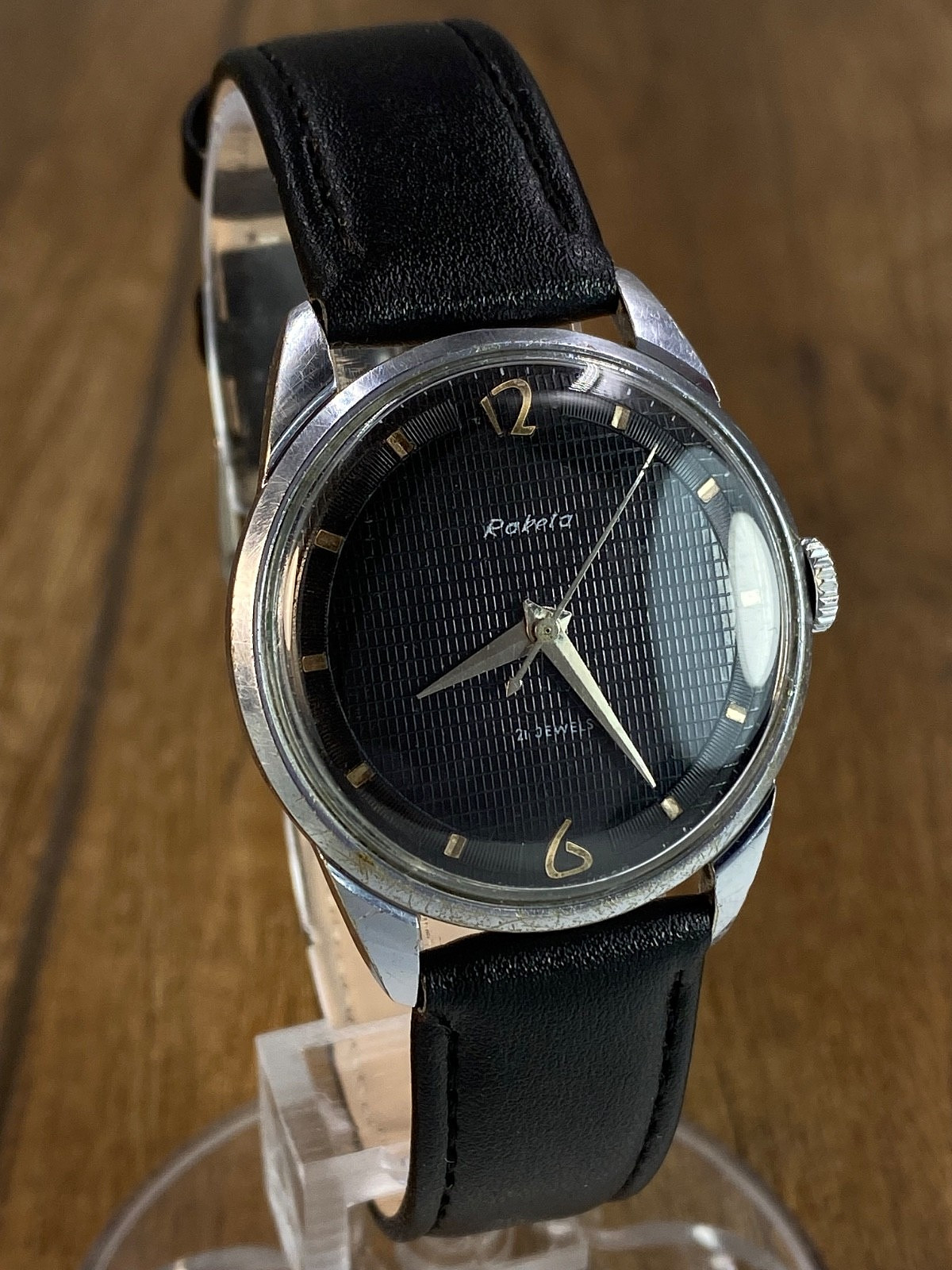 Raketa Baltika mechanical 21j vintage Soviet Era mens wristwatch USSR