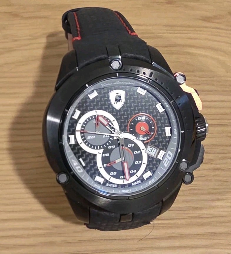 Tonino Lamborghini Sapphire Coated Crystal Swiss Made Watch Model: 5040.D