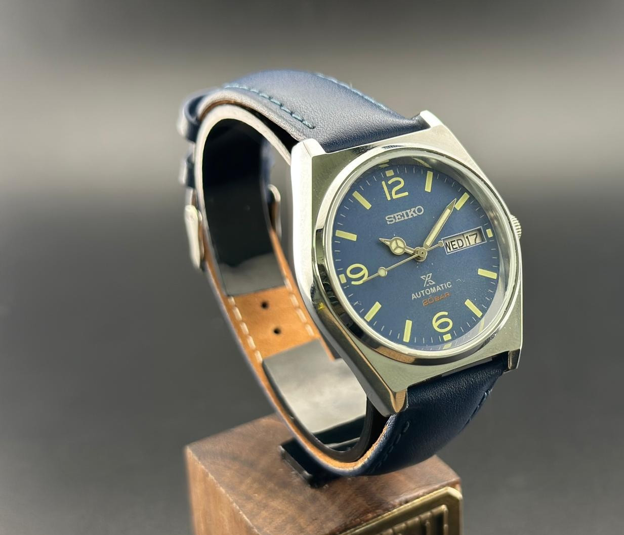 Vintage Seiko Automatic 6309A Japan Made Men’s Wrist Watch, Day/Date