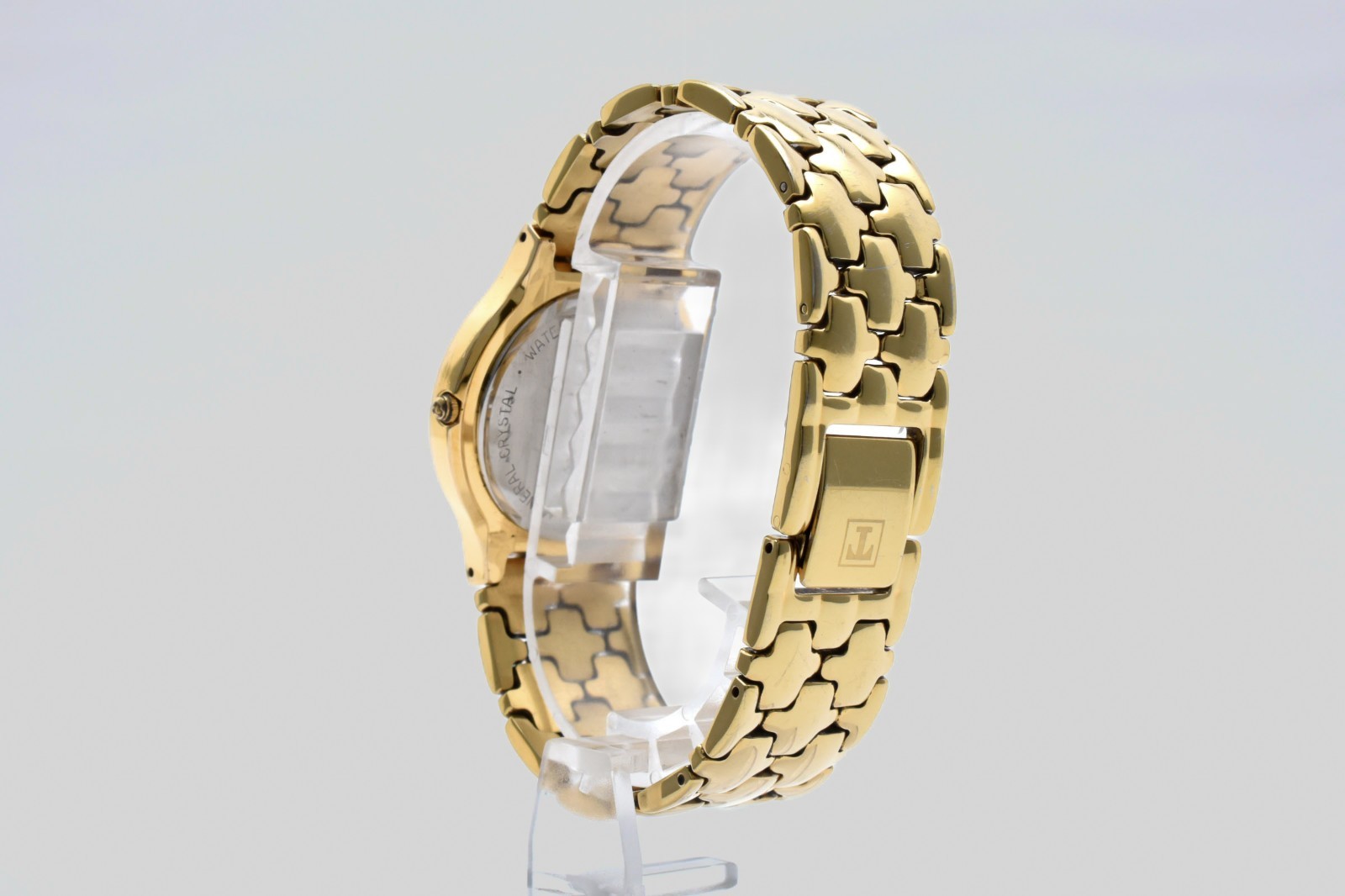 [Exc+5] TISSOT Triple Calendar K255 Gold Pointer Date Moonphase Men Quartz Watch