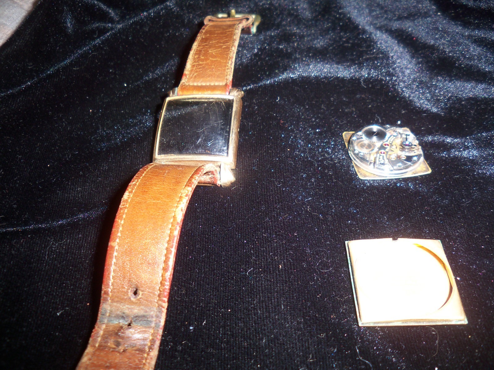 Vintage JULES JURGENSEN 10K Filled Gold Men’s Watch 1949 – missing winding knob