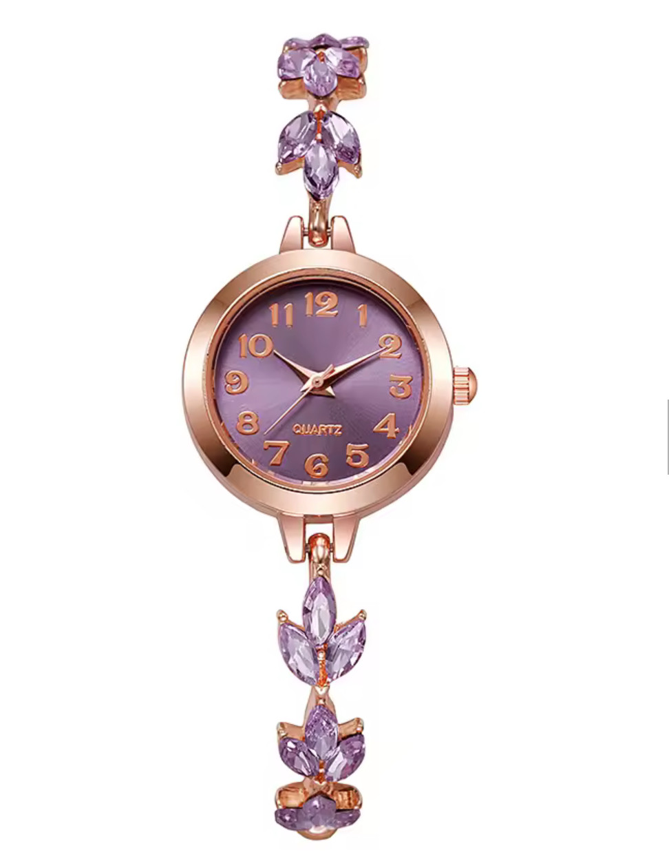 Elegant Women Watches Luxury Rhinestone Bracelet Strap Ladies Quartz Watch Gift