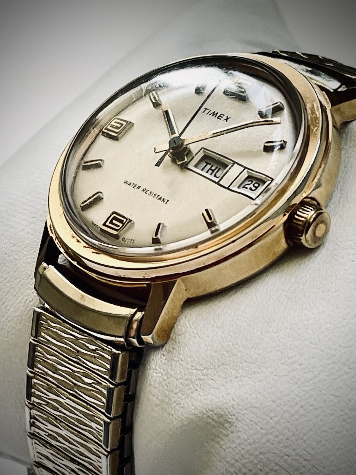 Vintage Timex Marlin Day Date Watch – Men’s 26860 02775 – Runs!