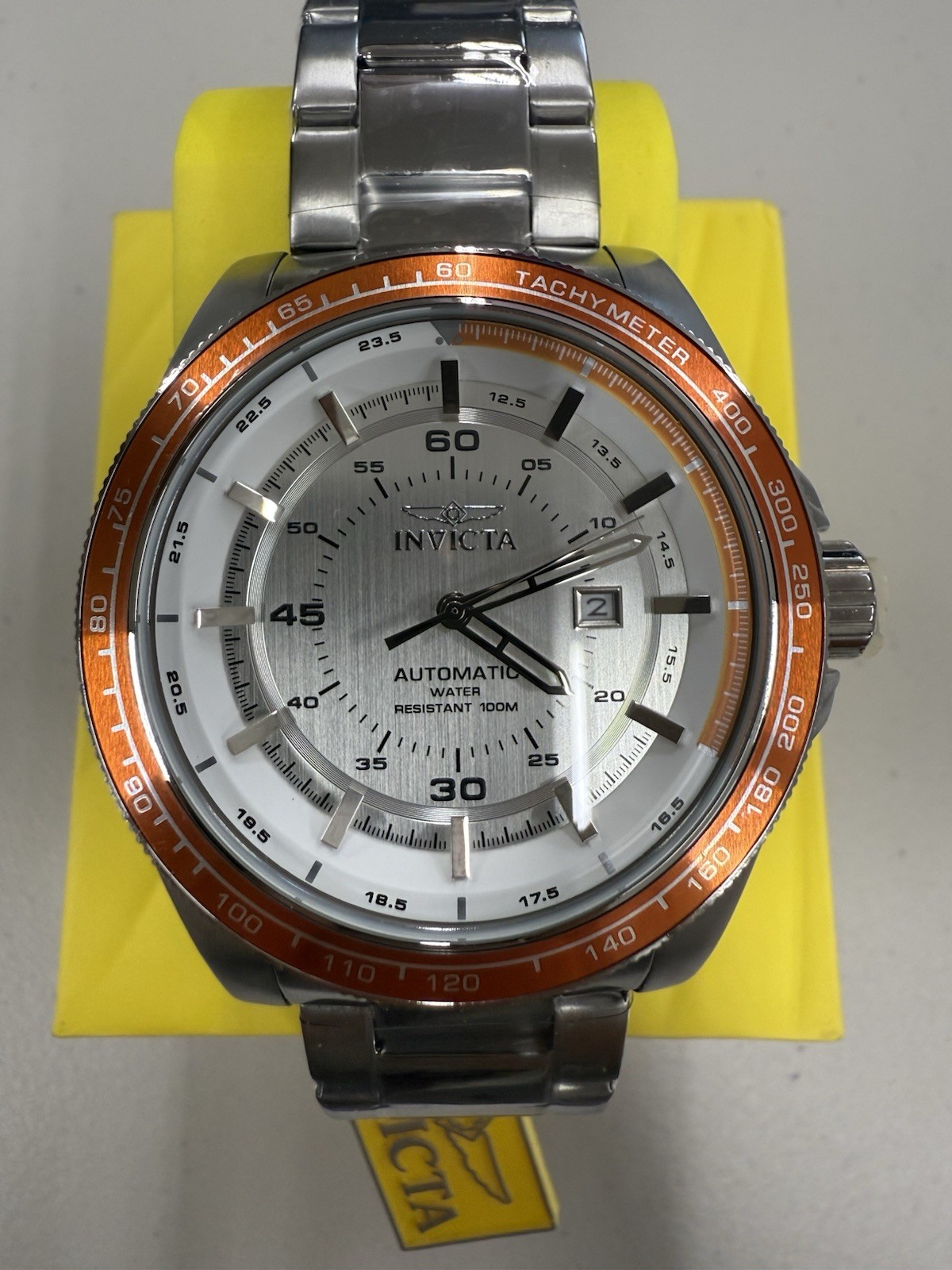 Invicta #48082 Speedway 50mm High Bank Automatic Men’s Watch W 3 Year Warranty
