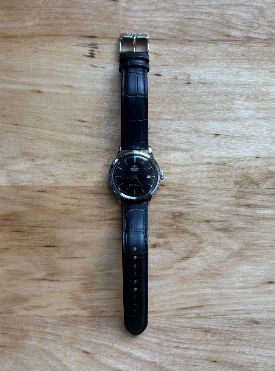 Orient Men’s Bambino Version 7 Black Dial Automatic 38mm Watch