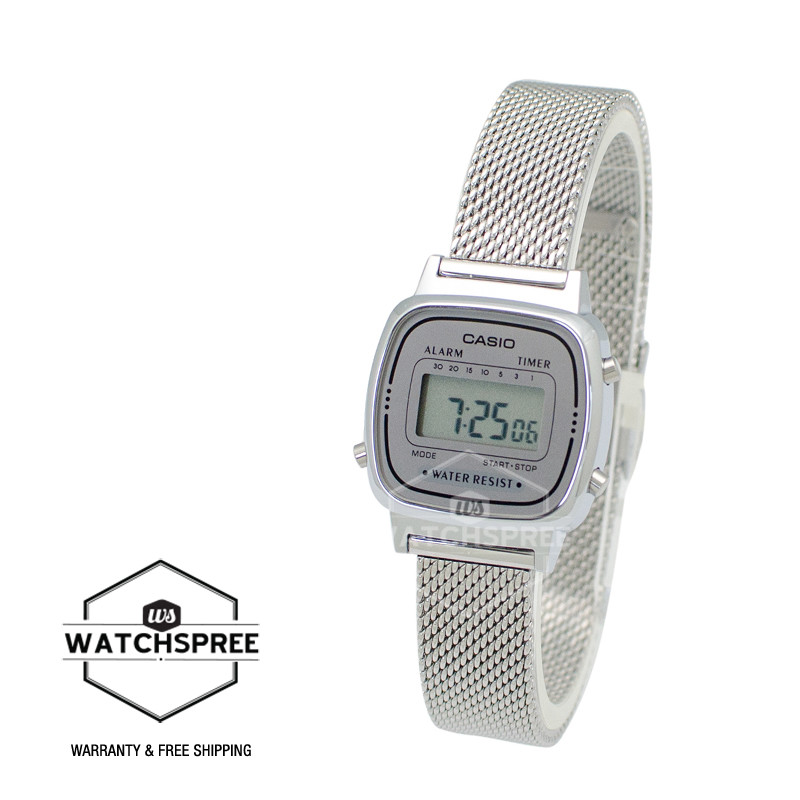 Casio Ladies’ Standard Digital Vintage Watch LA670WEM-7D