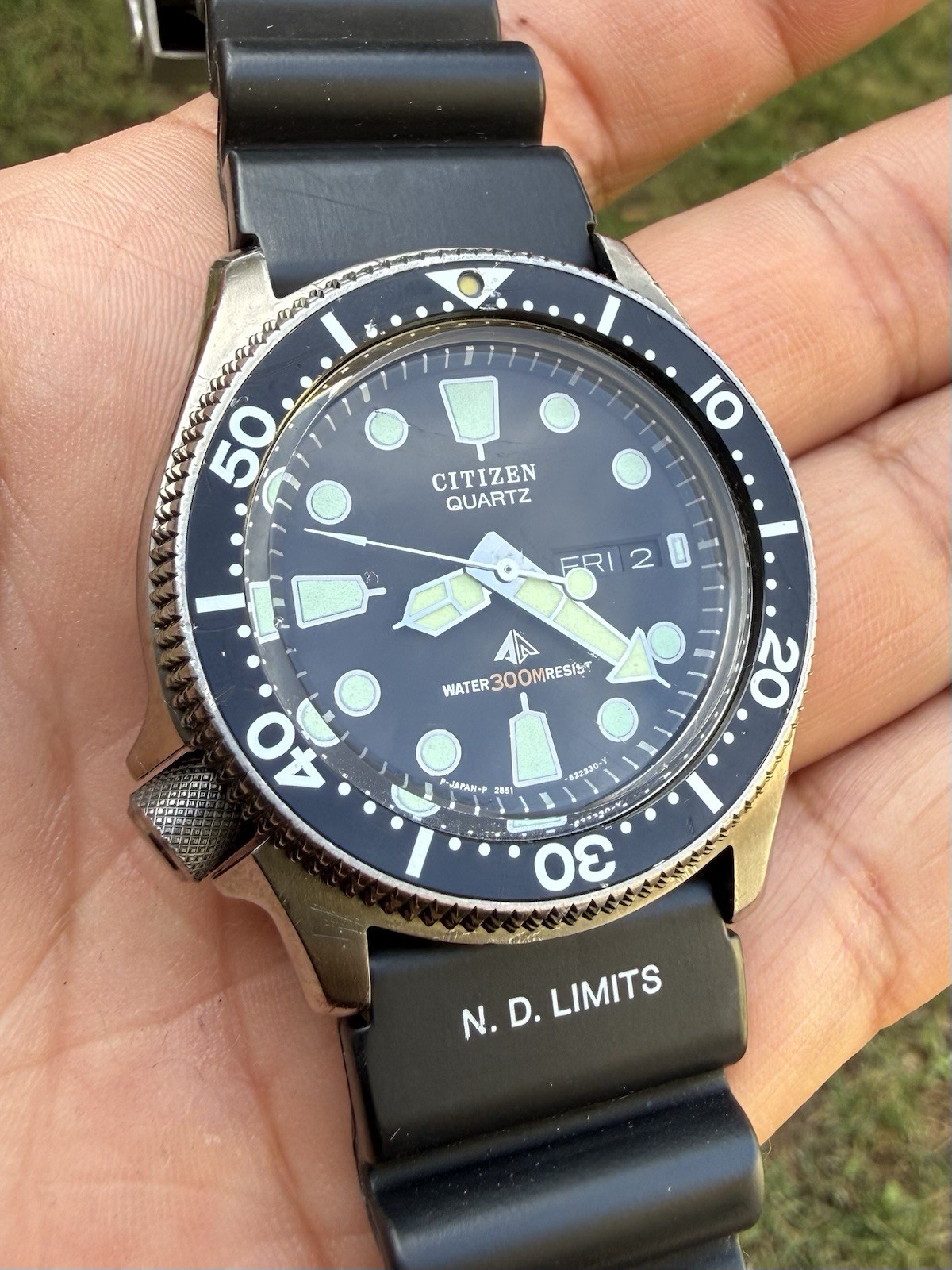 Citizen Vintage Divers watch Gun Metal.