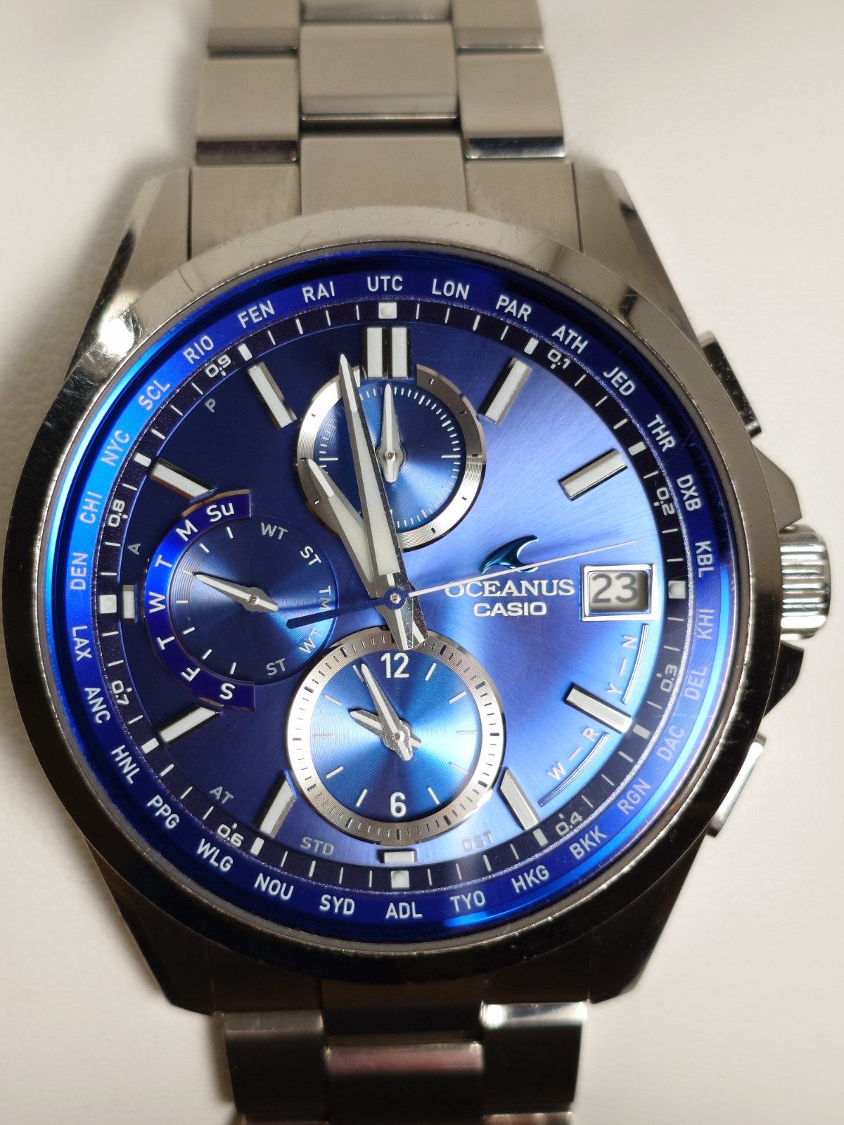Casio Oceanus OCW-T2600 – JDM Titanium Solar Radio-Controlled – Full Set – UK