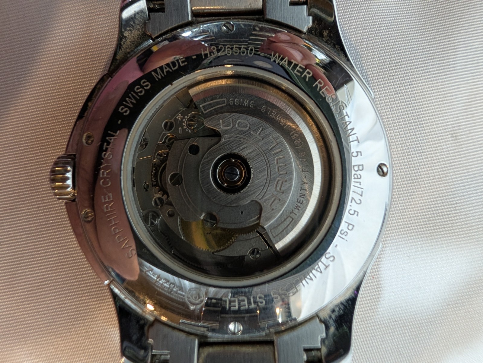 HAMILTON Jazzmaster Viewmatic H326550 Date Silver Dial Automatic Men ETA 2824-2
