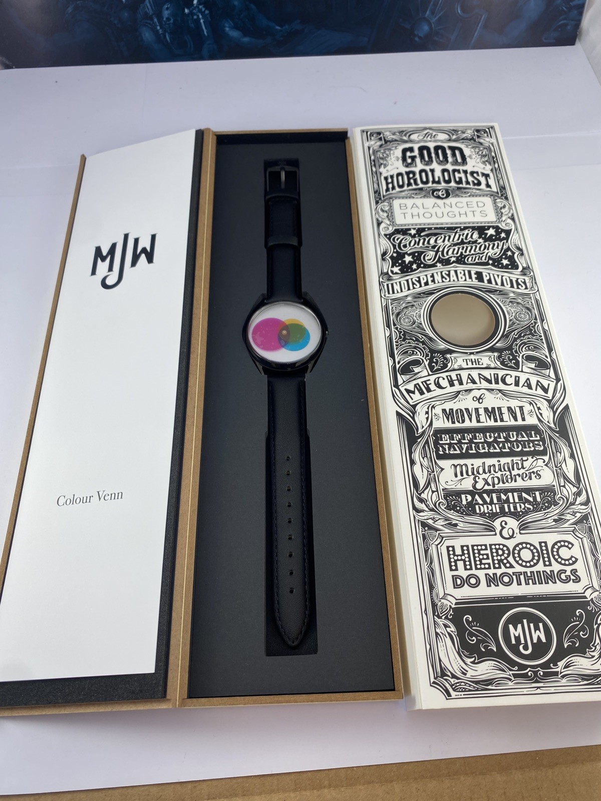 Brand New! Mr Jones Watches ‚Colour Venn‘ With Papers & Box MJW Mechanical Swiss