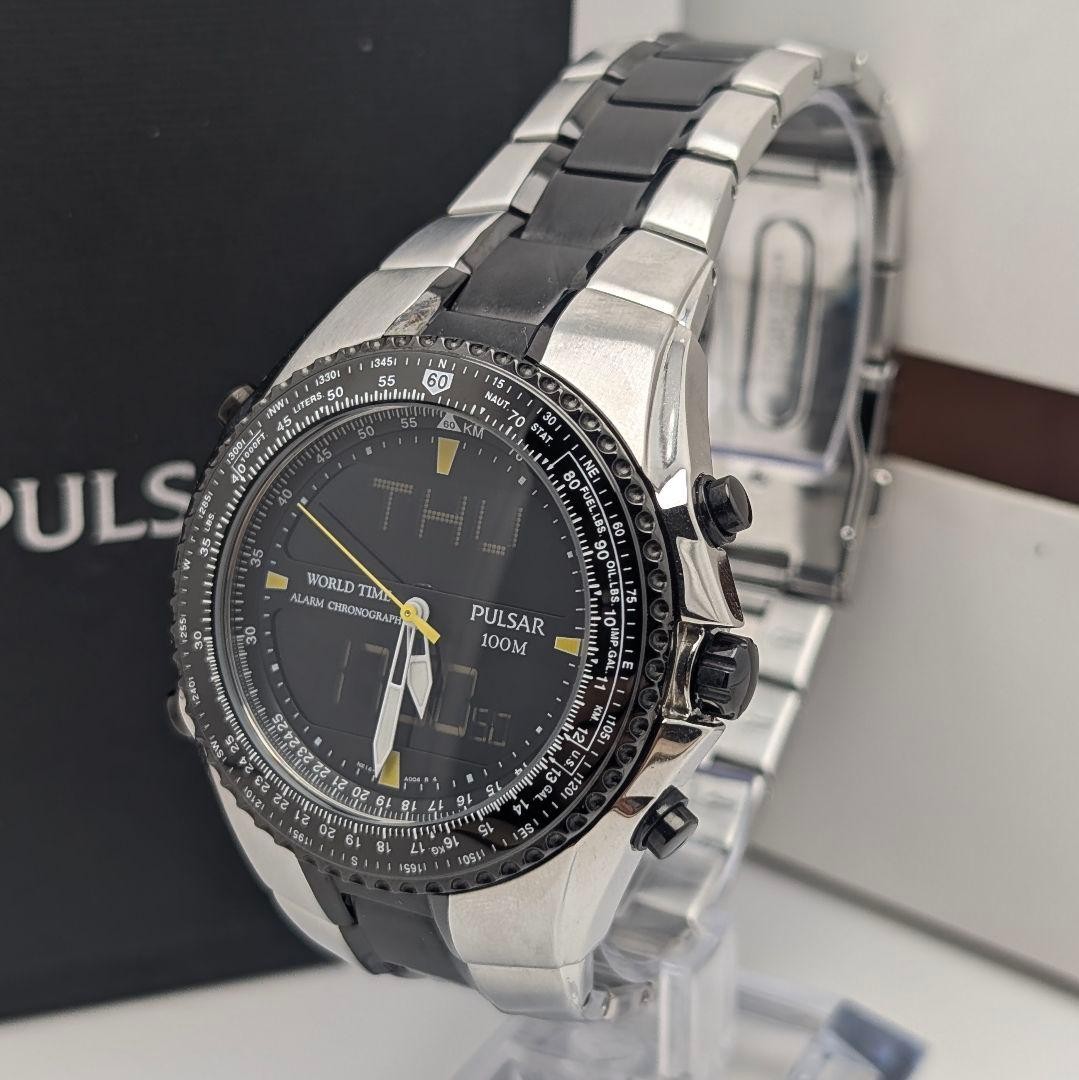 Unused SEIKO PULSAR Seiko Pulsar Overseas Model Digital Analog