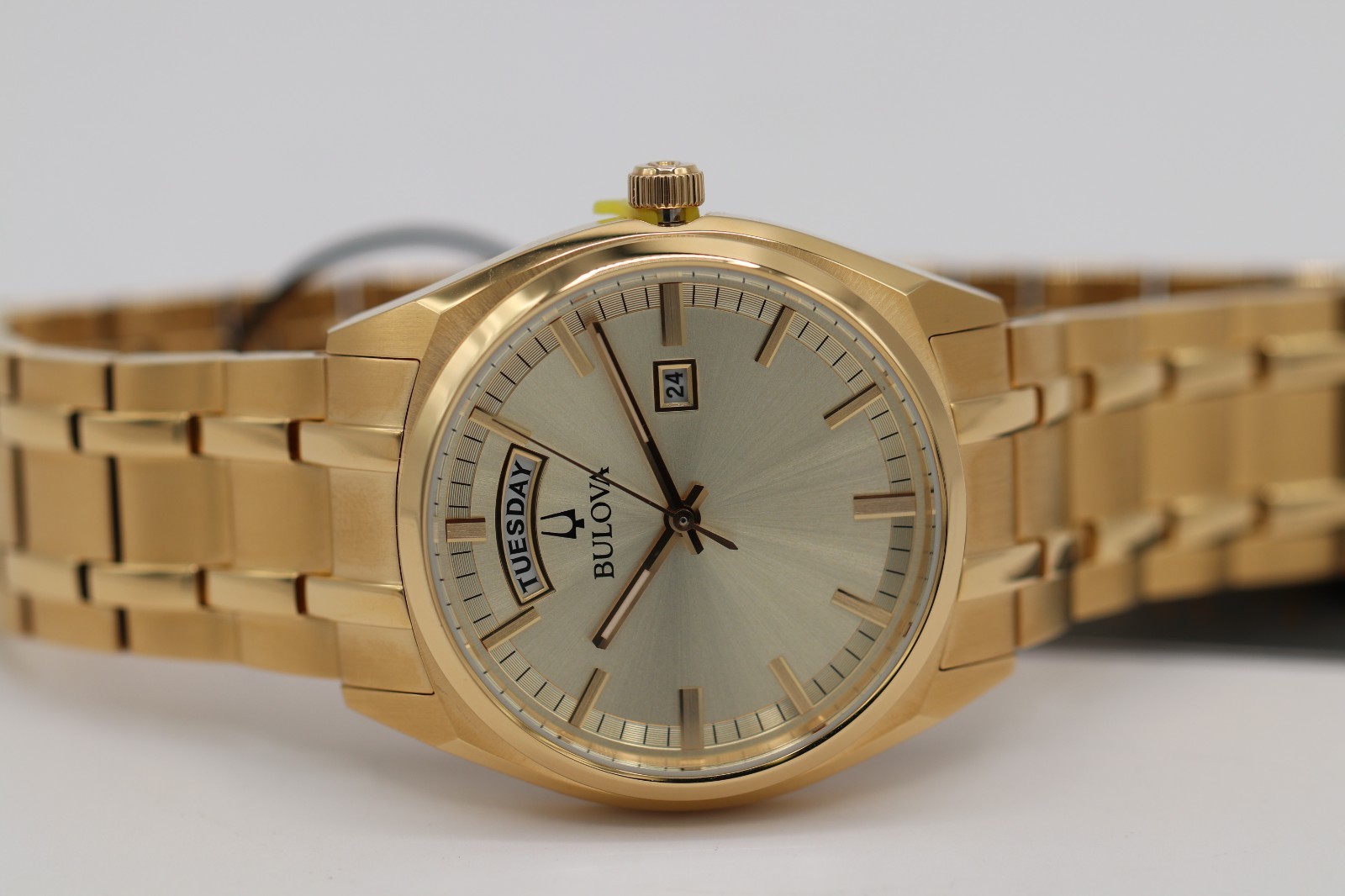 Bulova 97C115 Surveyor Classic Dial Gold-Tone SS Men’s Watch $259.99 MSRP