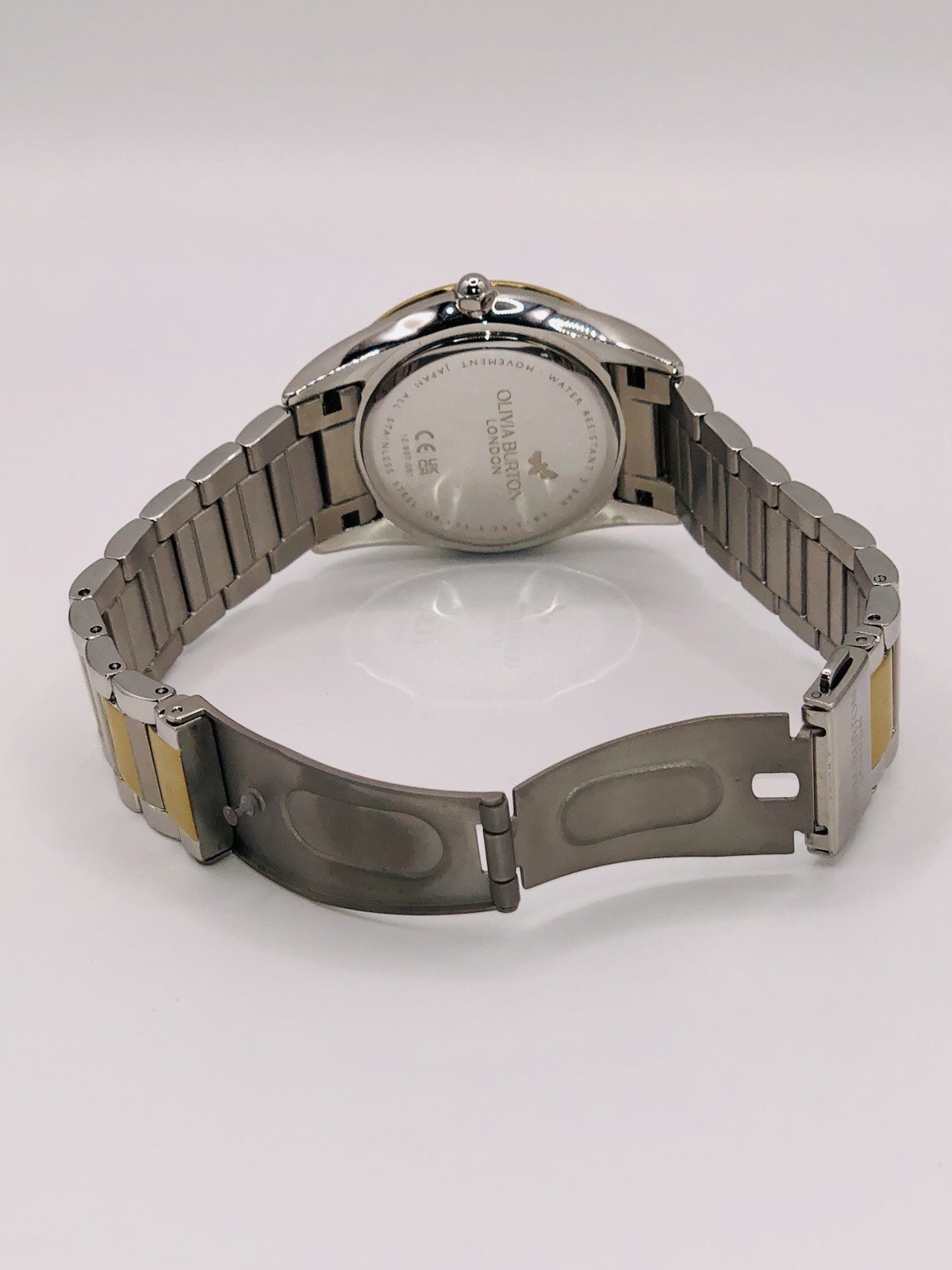 Olivia Burton Classic Glowful Two-Tone Bracelet Watch~Note: 6.25mm Bracelet 🔋✅