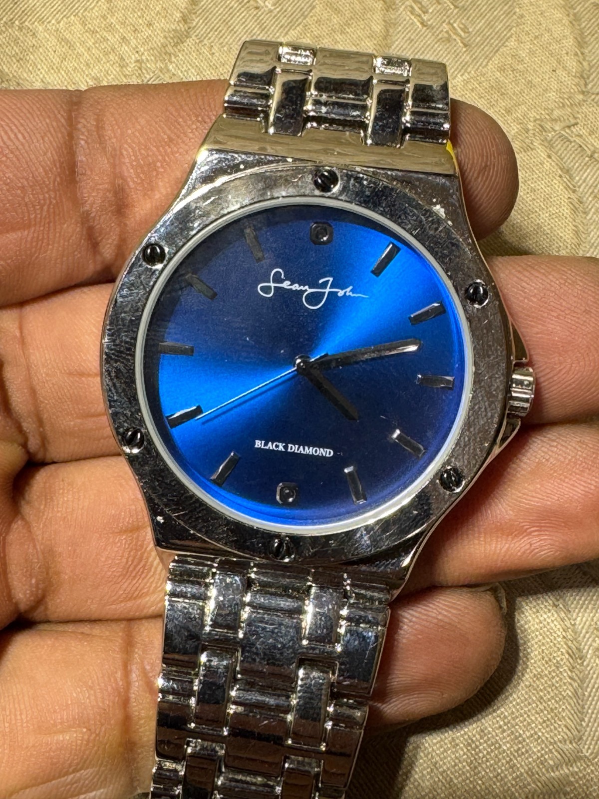 Men’s Blue Face Sean Jean SJB0001SL Analog Watch