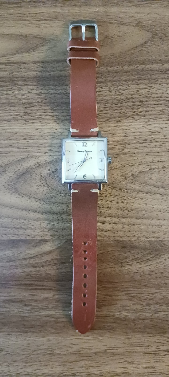 Tommy Bahama Square Palm TB1000 Swiss Quartz Wrist Watch for Men «Rare»