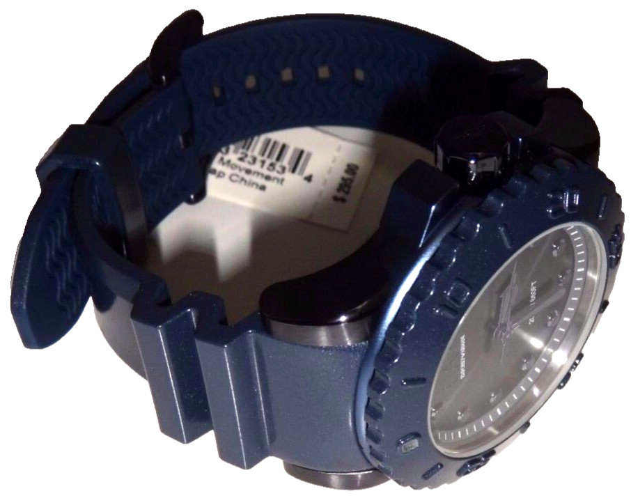 EMPORIO ARMANI Men’s Sportivo Blue S/Steel Watch AR6083 Blue Dial 46mm WR 20 ATM