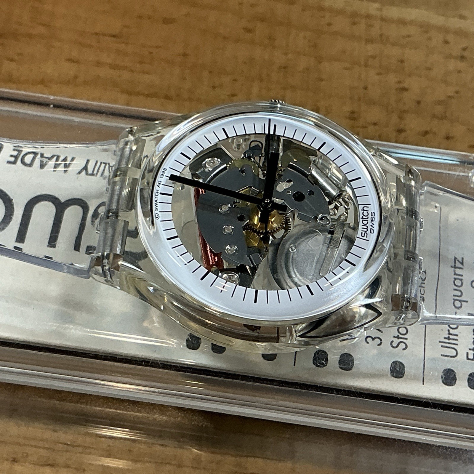 1998 JELLY FISH STYLE – SEE THRU – CLEAR [ NOS ] 34mm