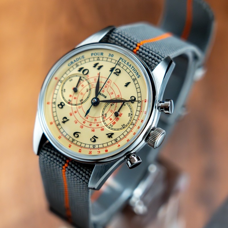 Proxima Men Chronograph Watch 39mm Manual Winding Mechanical Wristwatch ST1902