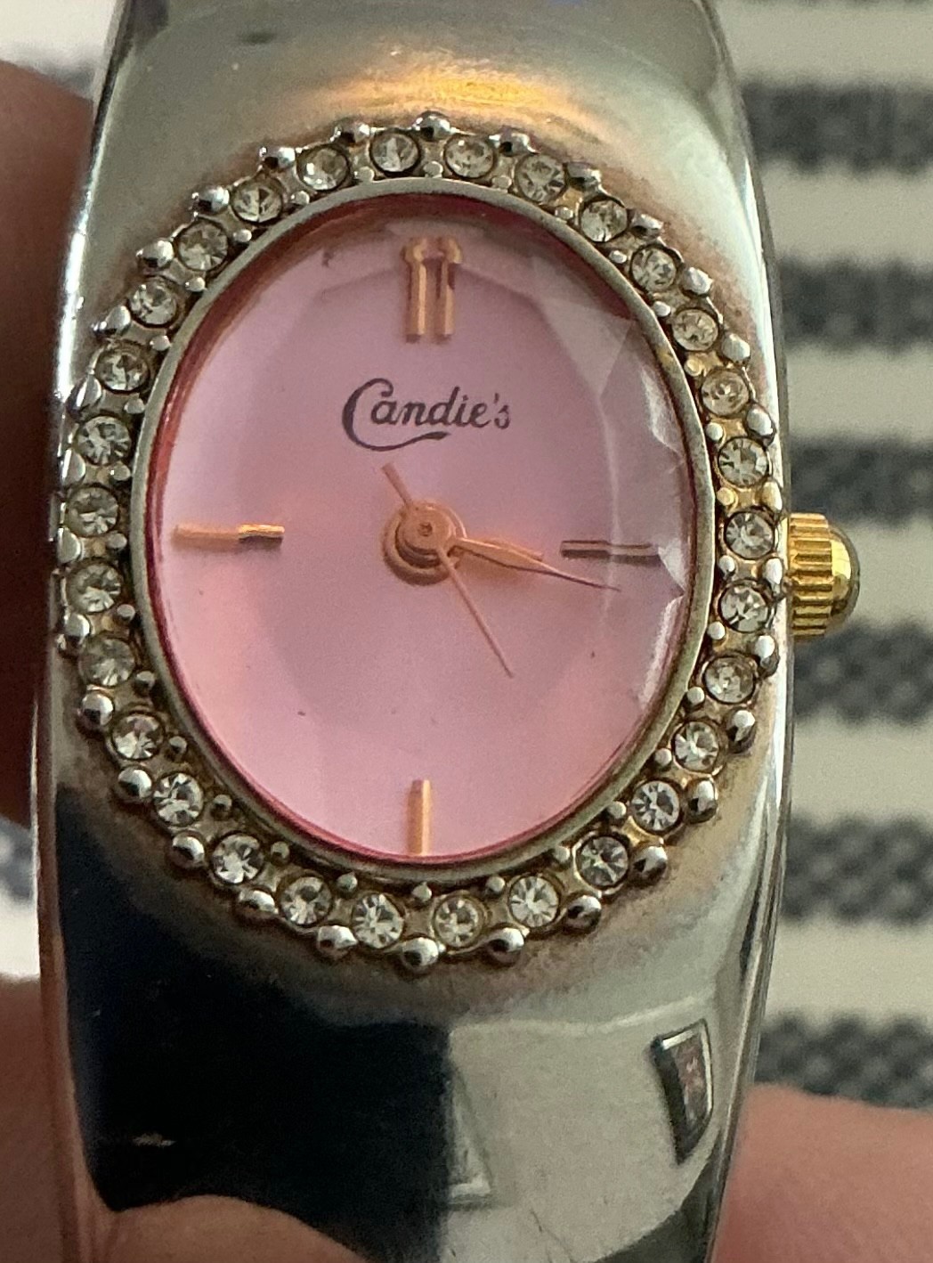 candies, ladies, watch model number CAN050C new battery running