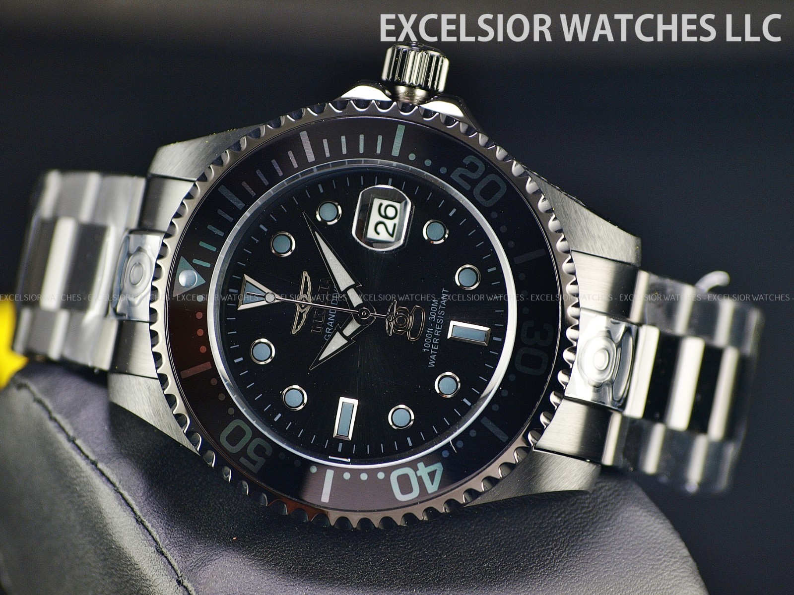 New Invicta 47mm Grand Diver NH35A Automatic Men’s All Black Combat Watch RARE