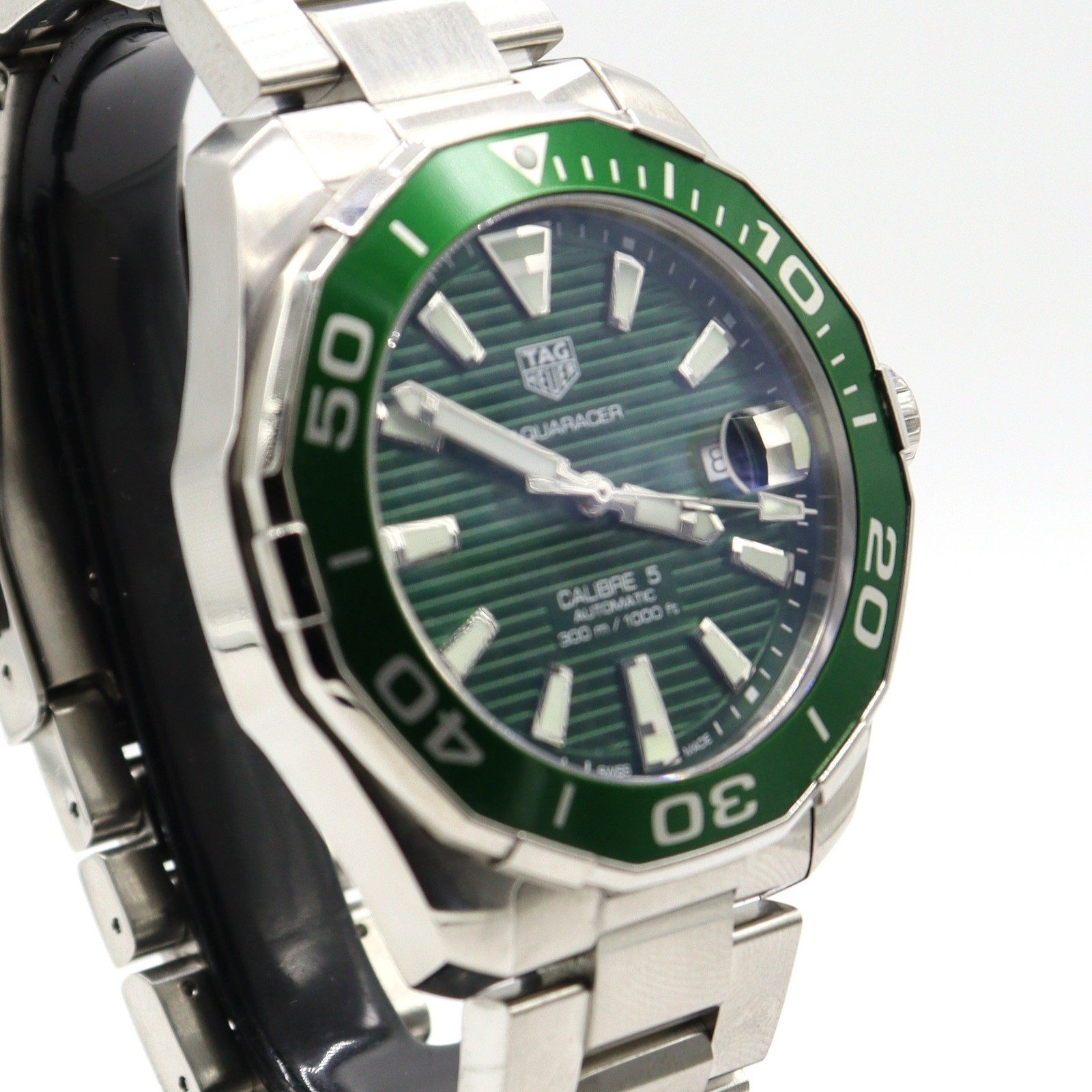 Tag Heuer Aquaracer green ‘Hulk’ automatic Cal 5 watch full set 1 year warranty