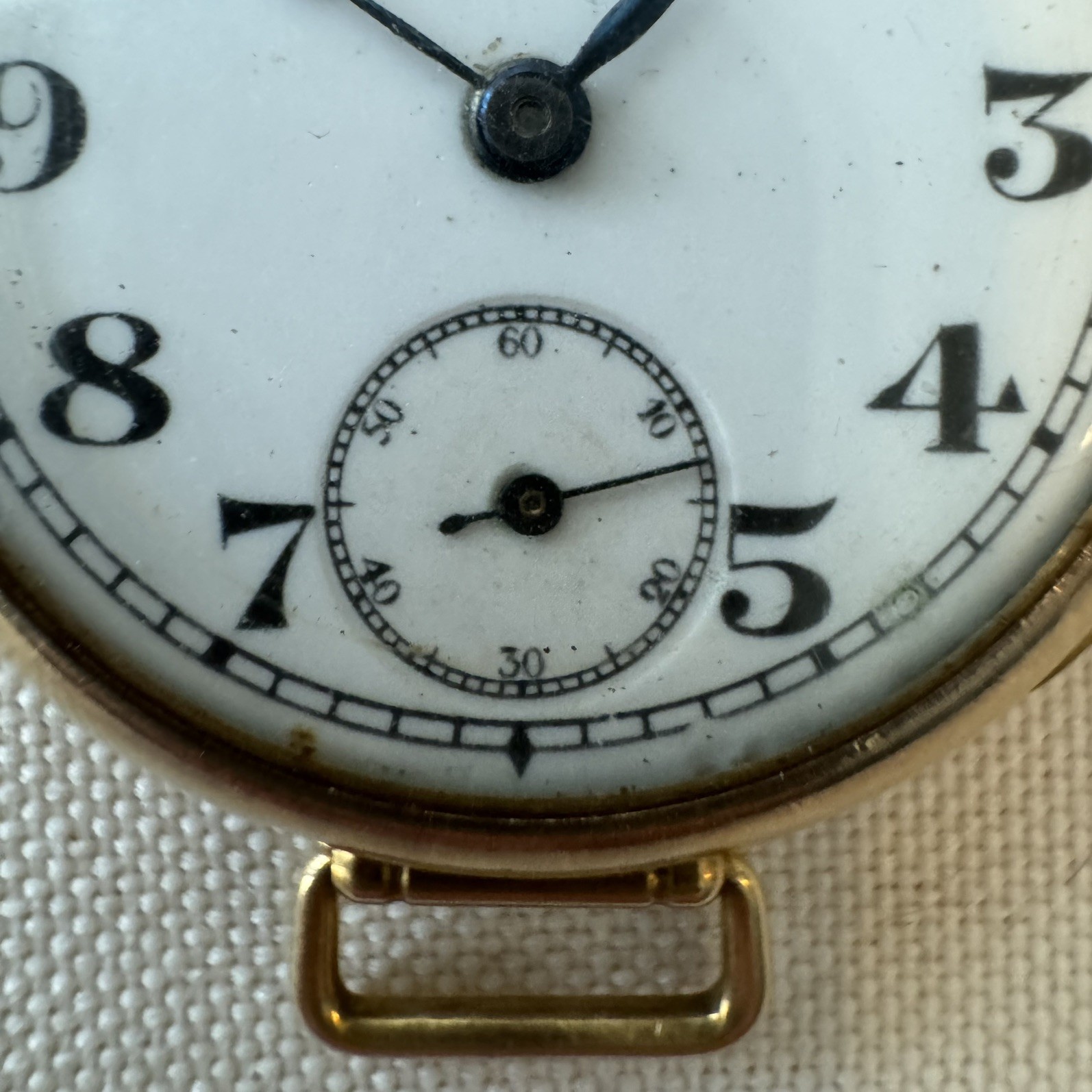 Antique Laurel (Seiko) ‘1913’ Manual Wind Wristwatch – 18K Yellow Gold