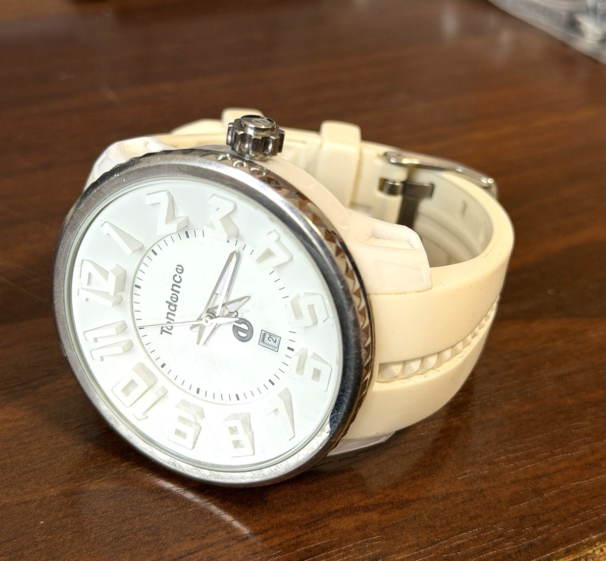 Watch Tendence Gulliver Oversize White 3D Dial Men’s/Unisex Hi-Tech Polycarbonat