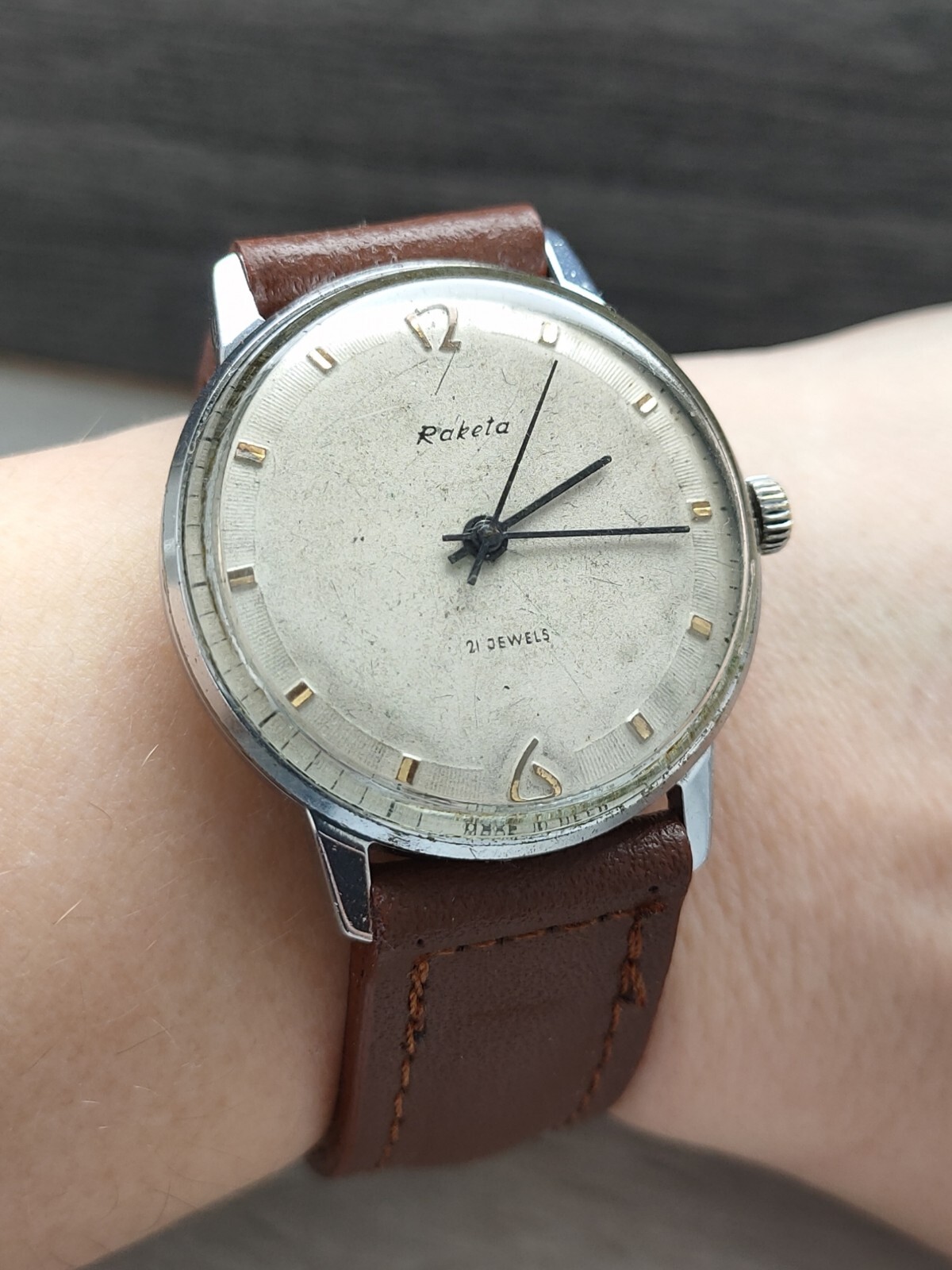 Vintage Soviet Watch RAKETA 2609A Baltika USSR Mechanical Men’s Serviced