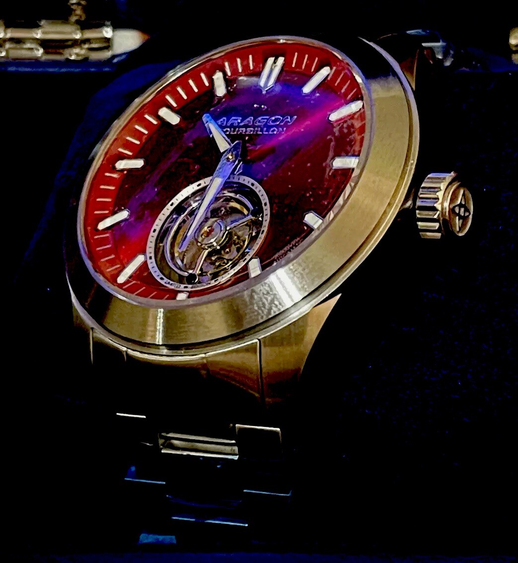 Aragon A551RED Antigravity Tourbillon Limited Edition Automatic 48mm