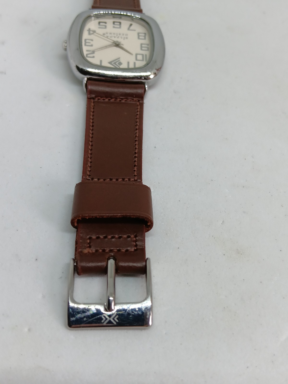 Silpada Designs Women’s 30mm x 30mm S/Steel Square Quartz White Dial Watch