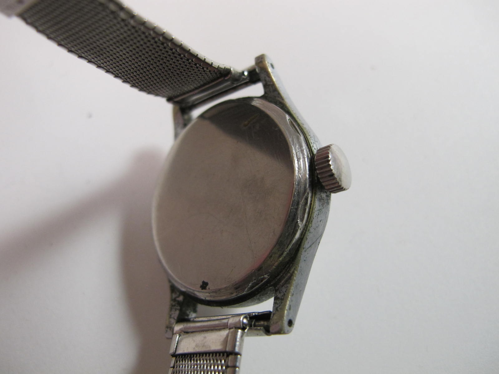 HIALEAH MENS VINTAGE SCREWBACK MILITARY STYLE BY O`MAIRE SWEEP SECONDS 17J
