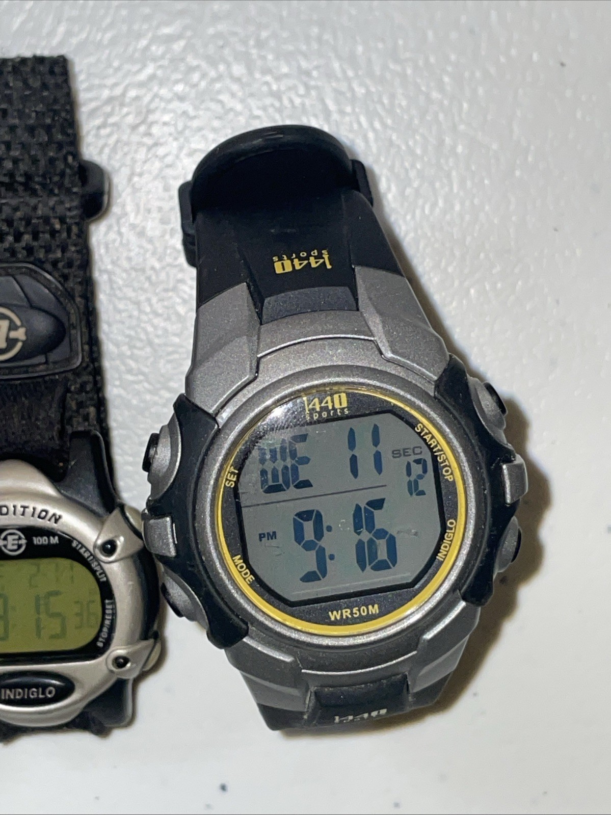Lot of 5 Digital Timex Watches, With working Indiglo, See Pictures/Read