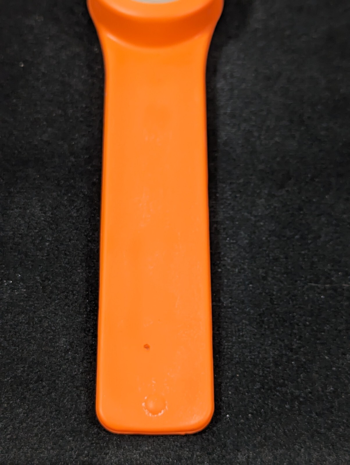 Winky Silver Tone Orange Dial Slap On Band Watch