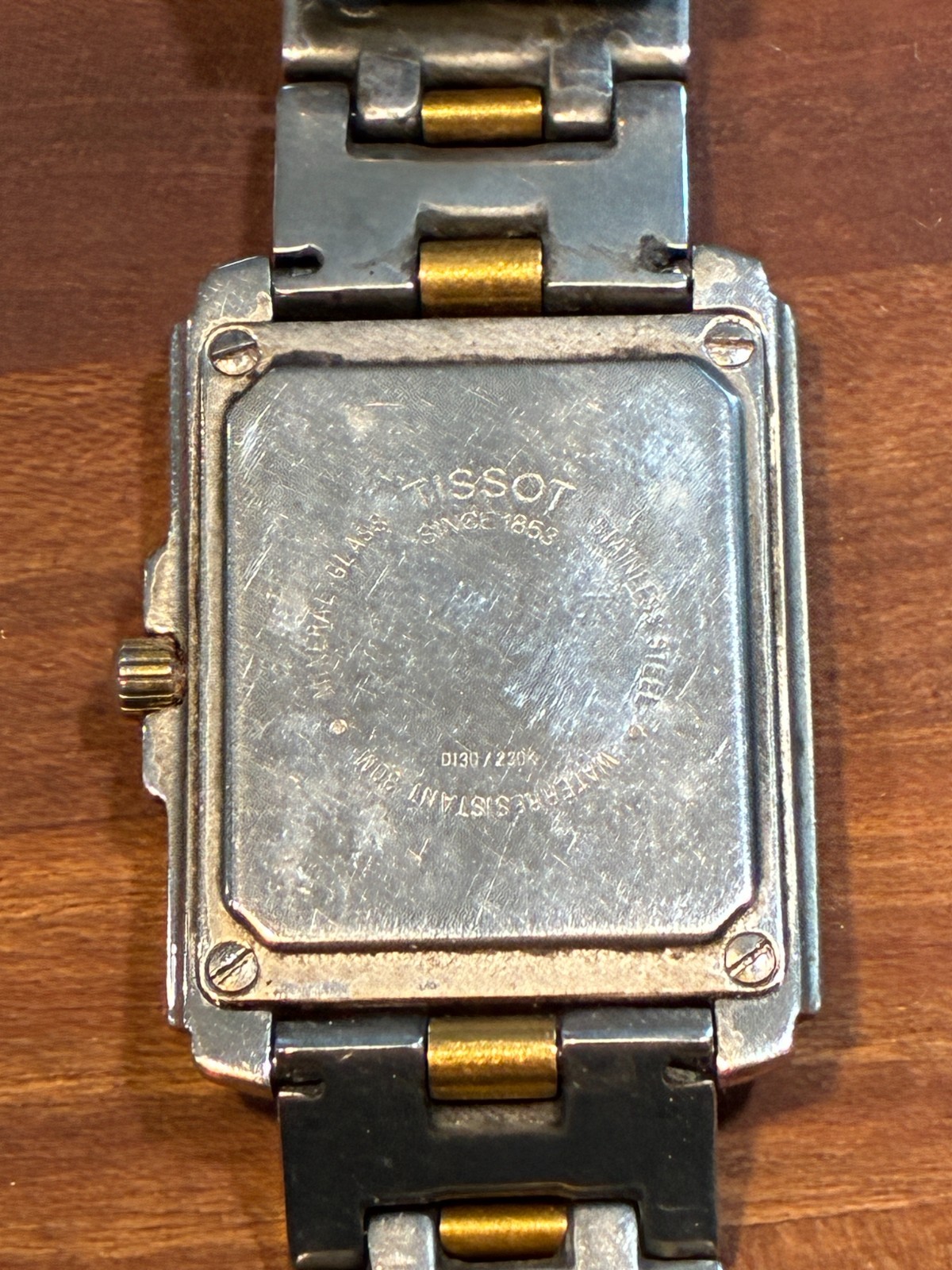 Vintage Tissot Two Timer D130 230K * Parts Repair Broken * Analog Digital