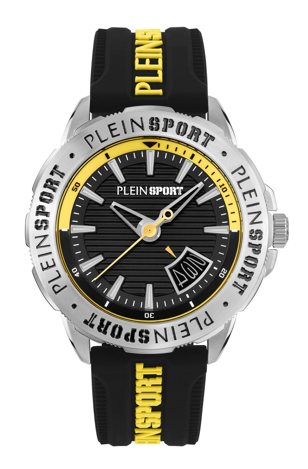 Plein Sport Men’s Watch Analog Quartz RAMPAGE PSGDA0524 Stainless Steel Silicone