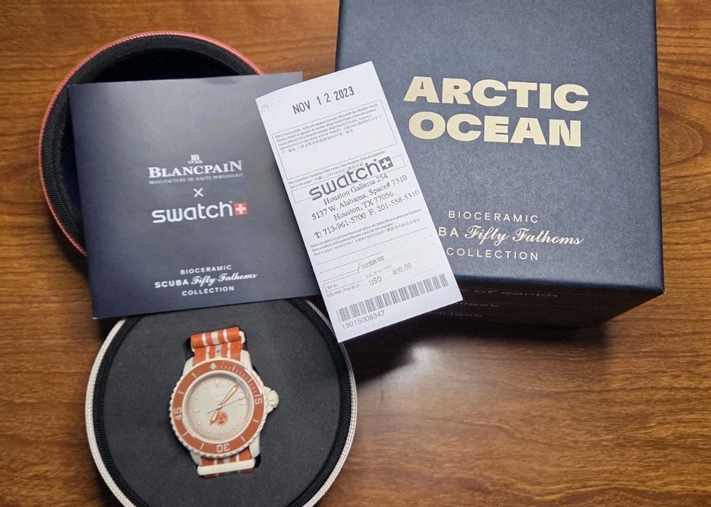 Blancpain x Swatch Scuba Collection Arctic Ocean BRAND NEW –