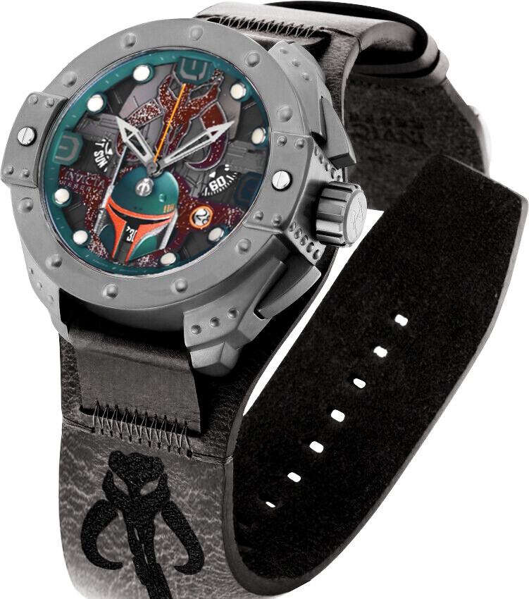 NEW BOBA FETT Invicta Reserve Star Wars Watch 39754 – 52mm CUSTOM LASER Branding