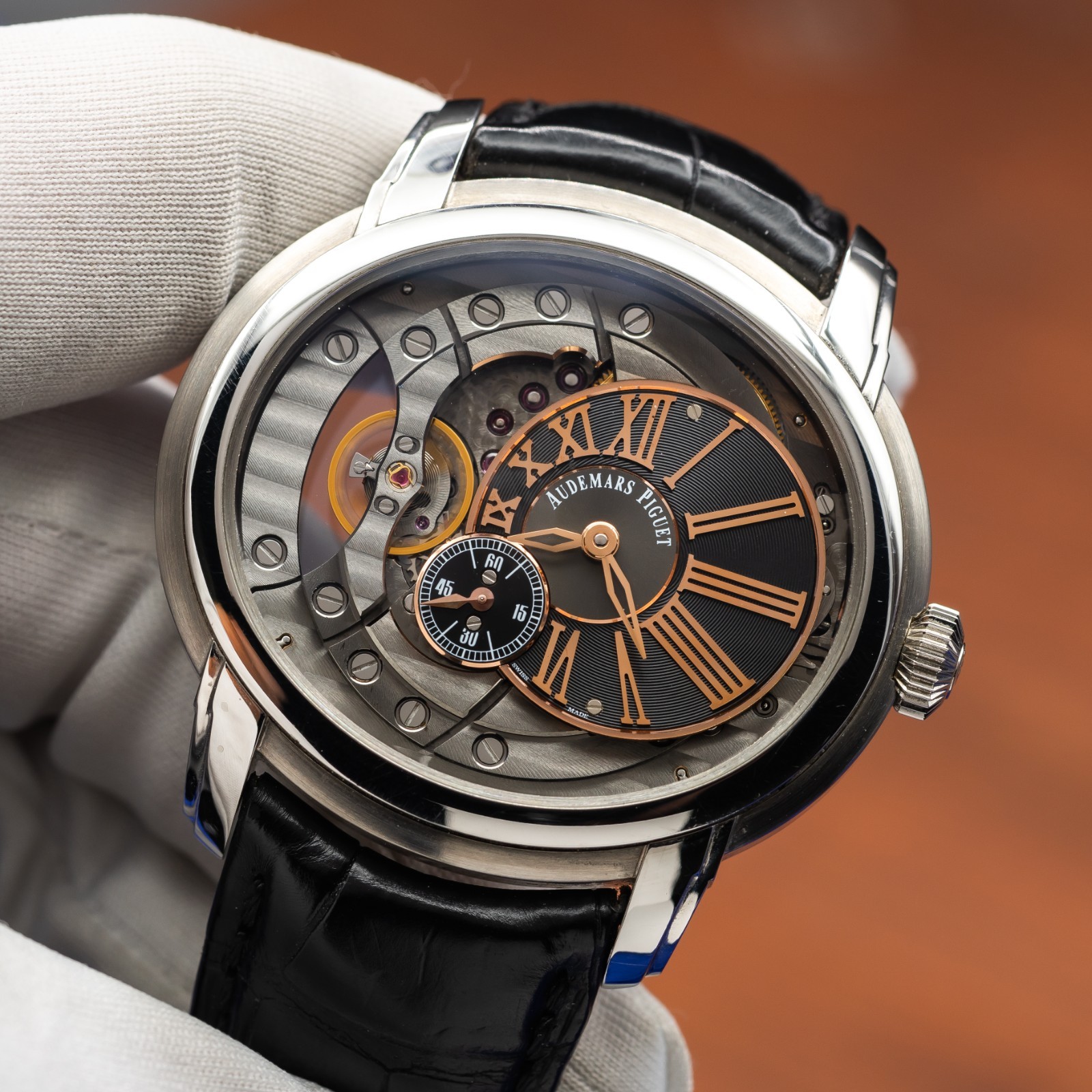 AUDEMARS PIGUET Millenary Skeleton Dial 15350ST.OO.D002CR.01