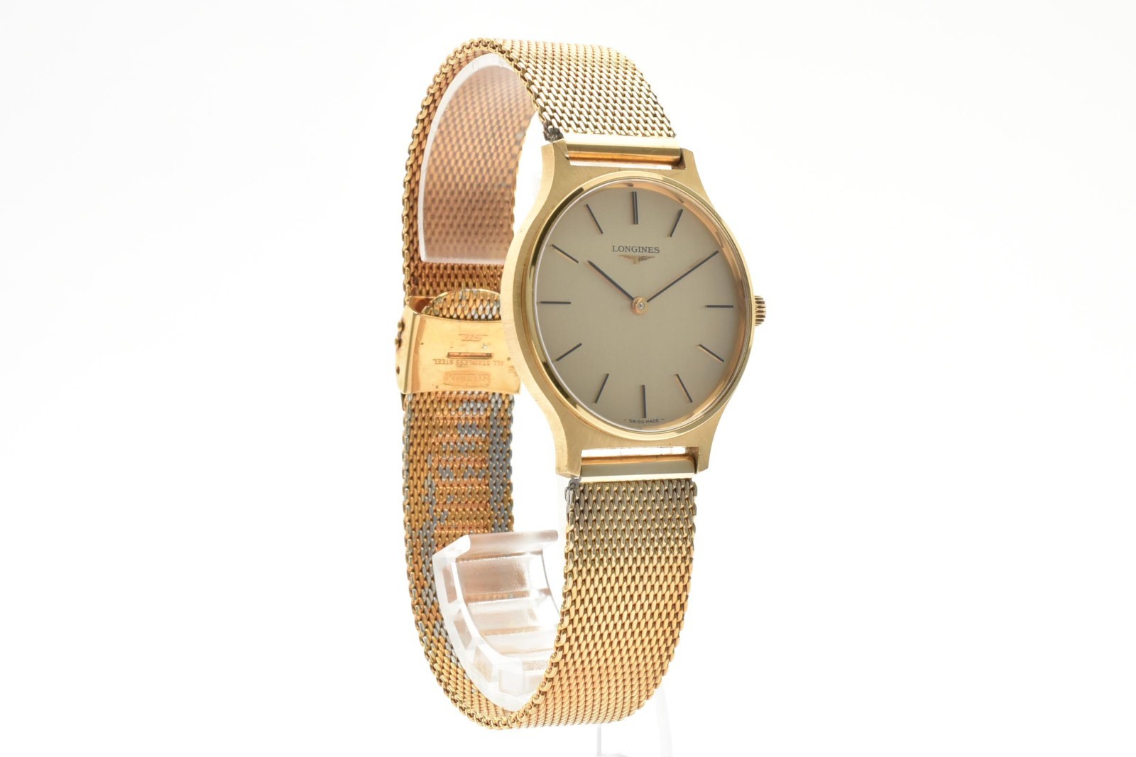 Vintage [ Near MINT ] Longines 4427 Cal.847 Gold Hand-winding Unisex watch JAPAN