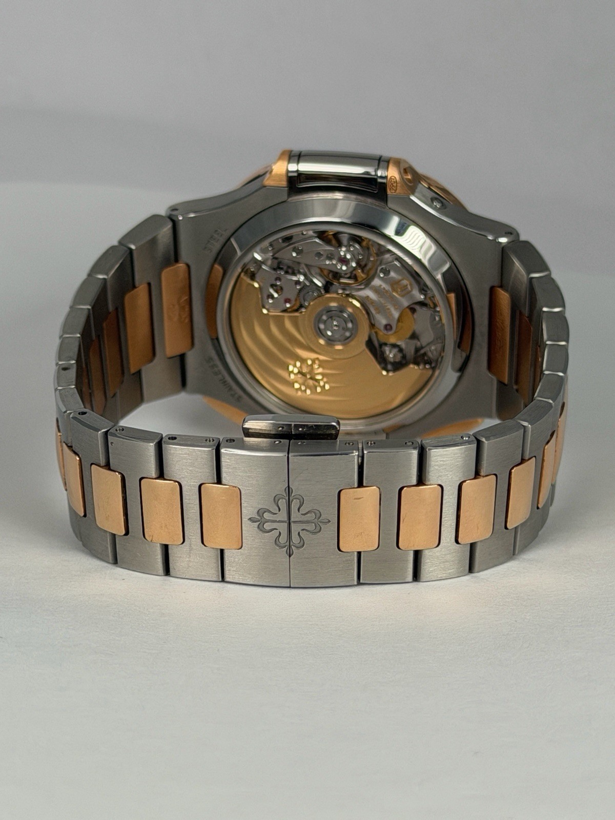 RARE Patek Philippe 5980/1AR TIFFANY STAMPED Nautilus Two Tone Watch Box Papers