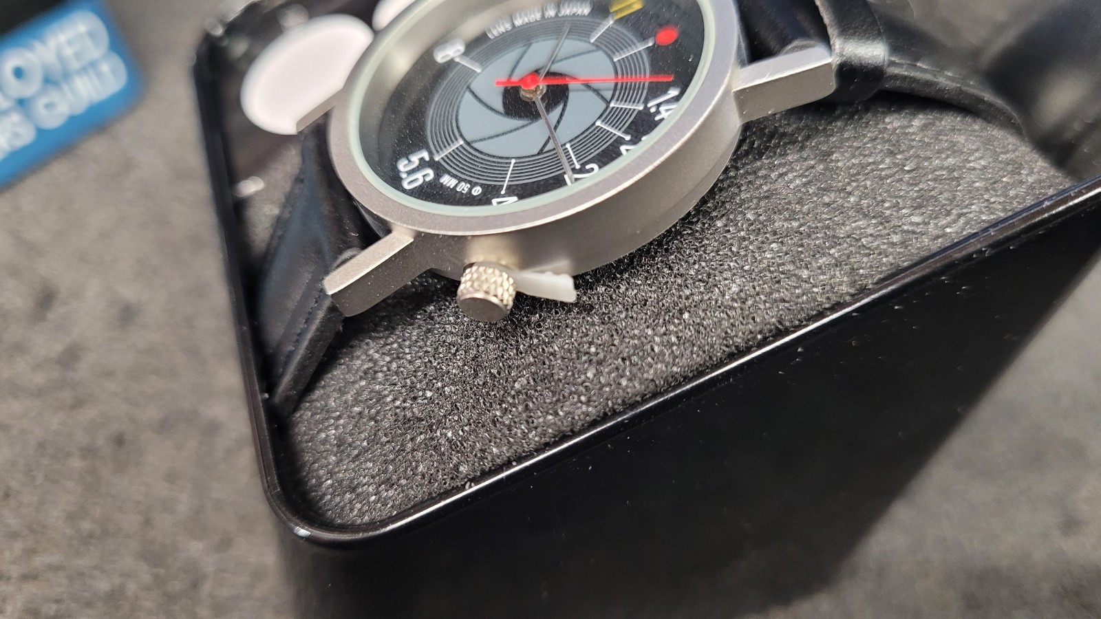 Tempus Fugit FStop Aperture Photographer Novelty Quartz Watch Japan New Battery