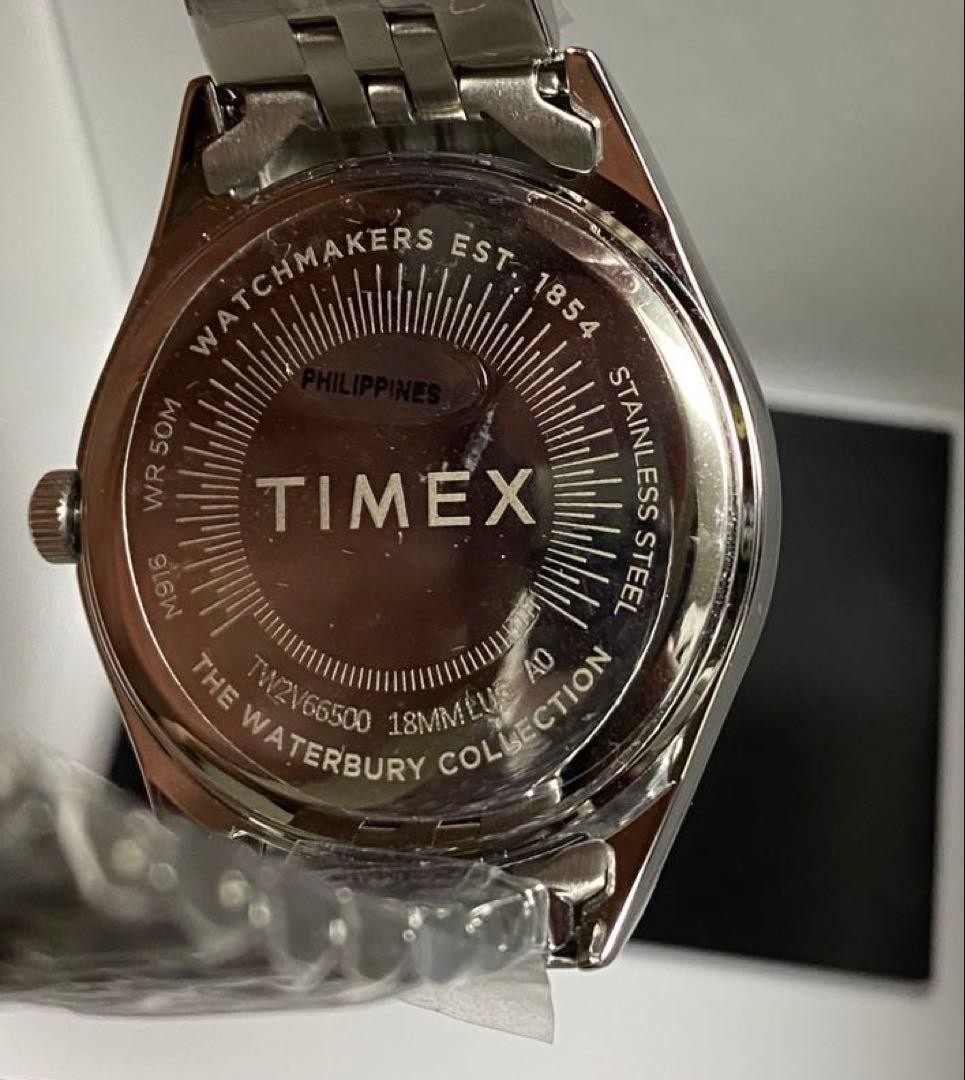TIMEX Waterbury Legacy TW2V66500 36mm Sky Blue Dial Silver Bracelet